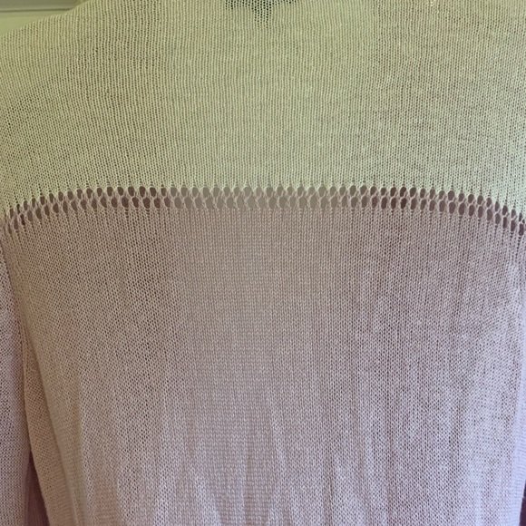 The Limited lilac medium purple ivory waterfall open pastel draped cardigan - Picture 15 of 16